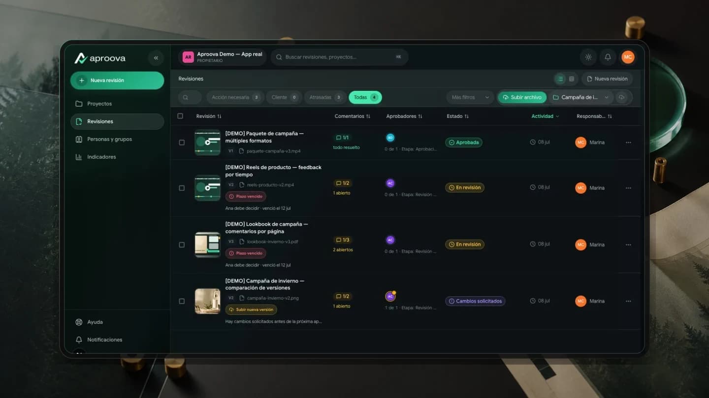 Cómo elegir un software de aprobación creativa sin comprar complejidad